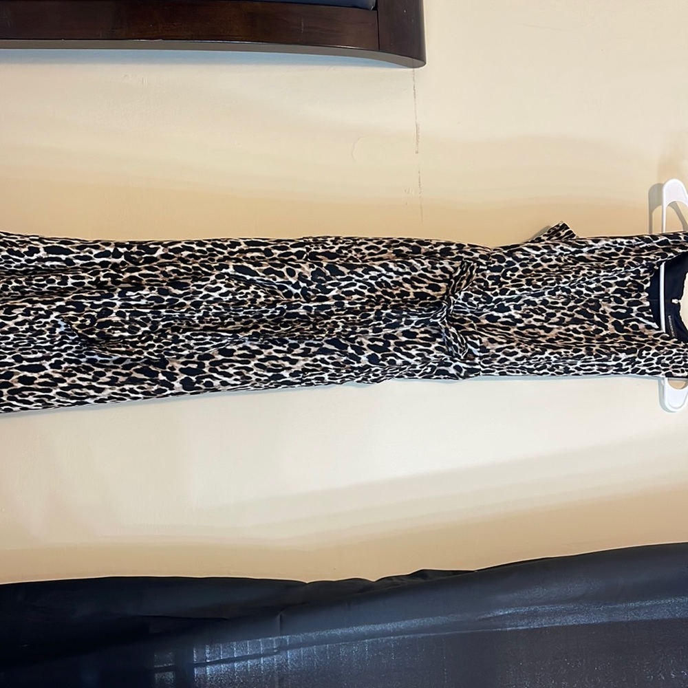 Romper, cropped wide Leopard, size 14 50/103cm